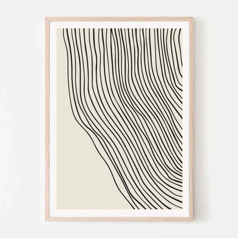 Contours - contemporary framed print or canvas - Simply Art